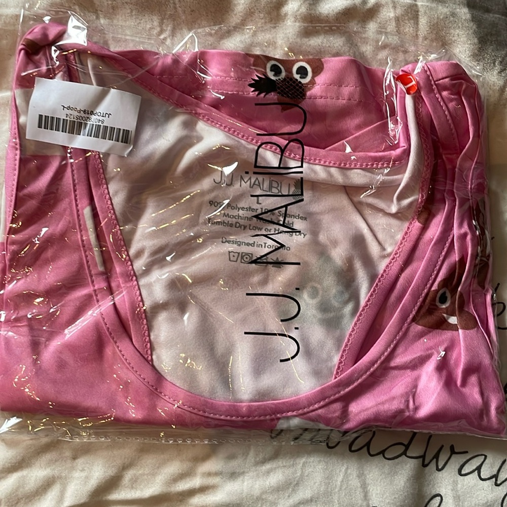 Never-Opened JJ Malibu Tank Top Poop Emoji